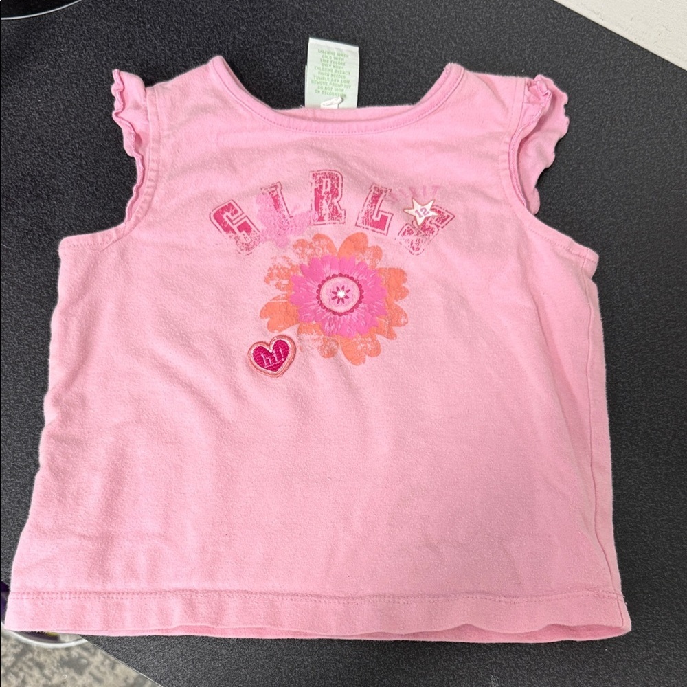 Pink Girls' Ruffle Sleeve Top 2001 Circo Y2K